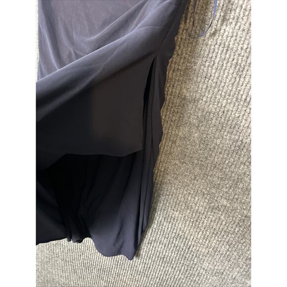 Cache Womens Mini Dress Size 2 Navy Blue Beaded Party Cocktail Ruched Padded New - Picture 4 of 9